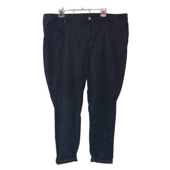 Lane Bryant Velour Black Pants - Picture 1 of 4